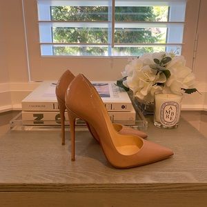 Christian Louboutin - So Kate 120mm Pumps - Blush/Nude - Size 36.5